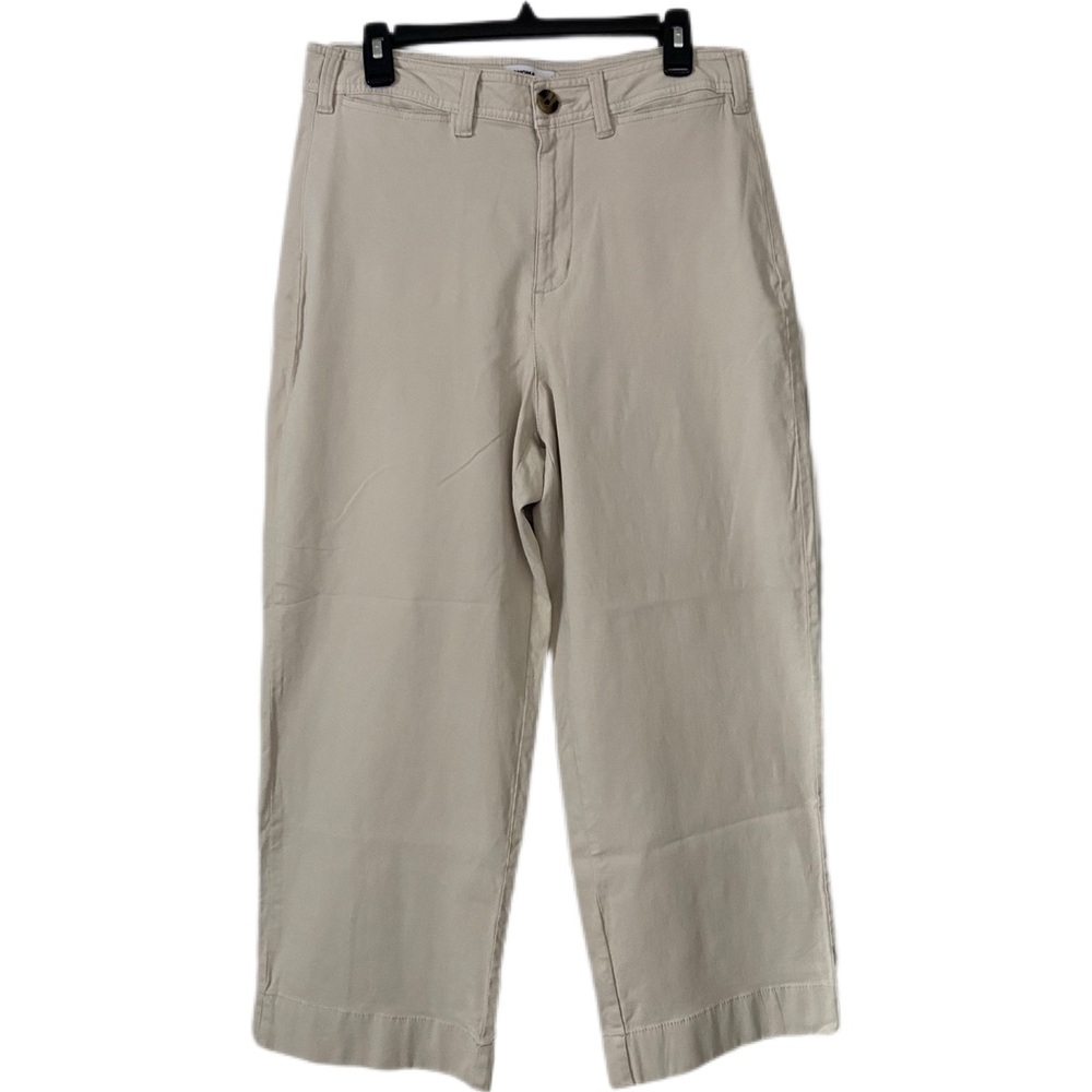 Sonoma Beige High Waist Wide Leg Pants Size 12